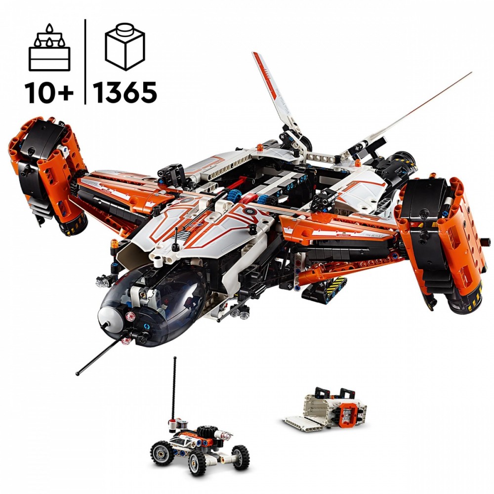 Sunkiasvoris kosminis laivas, lego® technic