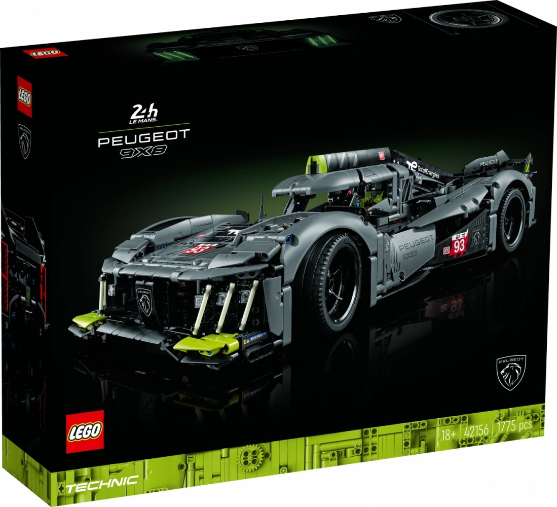 Hibridinis hiperautomobilis, lego technic peugot 9x8 le mans