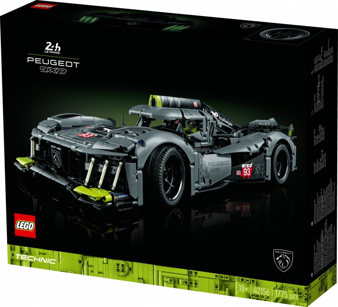 Hibridinis hiperautomobilis, lego technic peugot 9x8 le mans