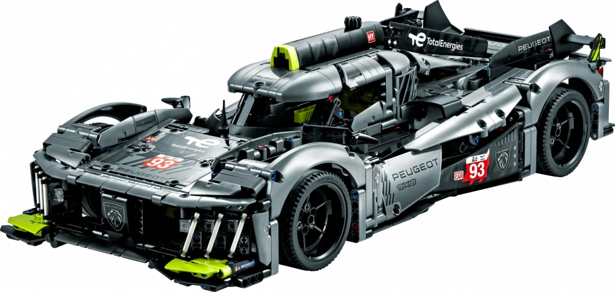 Hibridinis hiperautomobilis, lego technic peugot 9x8 le mans