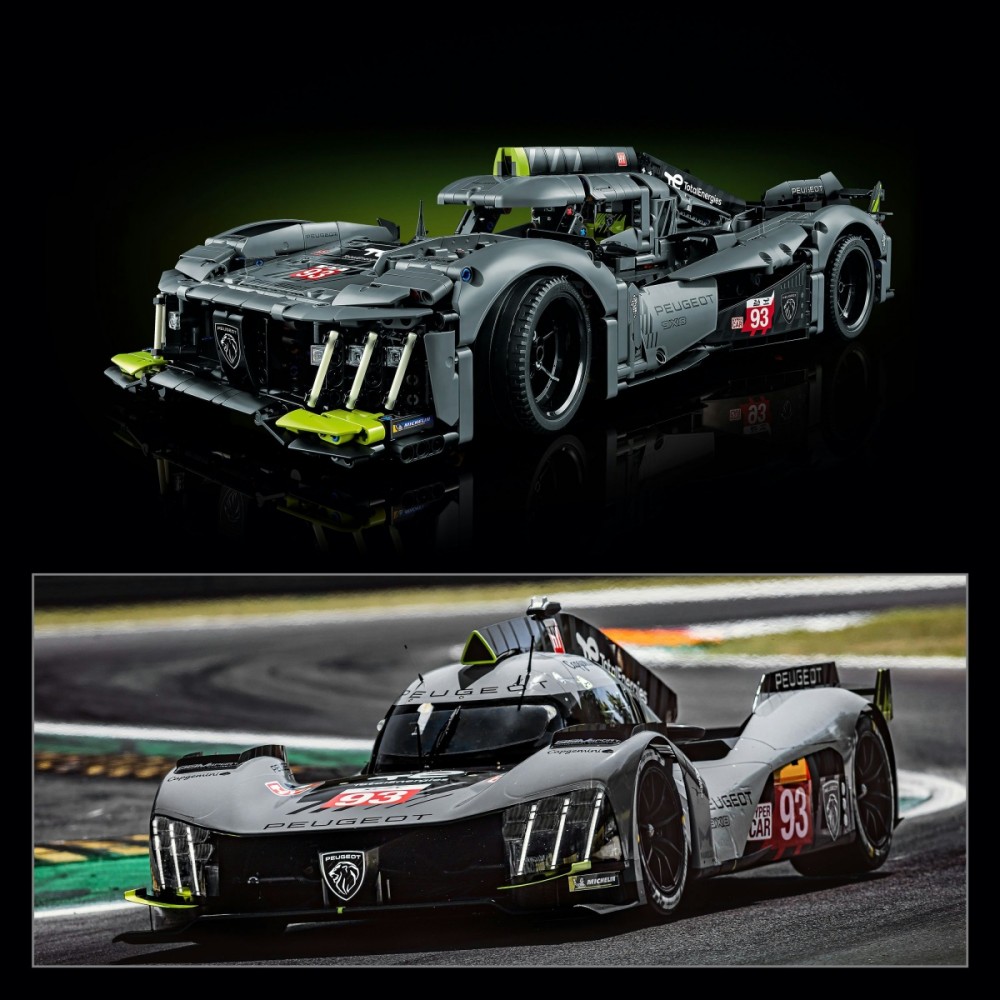 Hibridinis hiperautomobilis, lego technic peugot 9x8 le mans