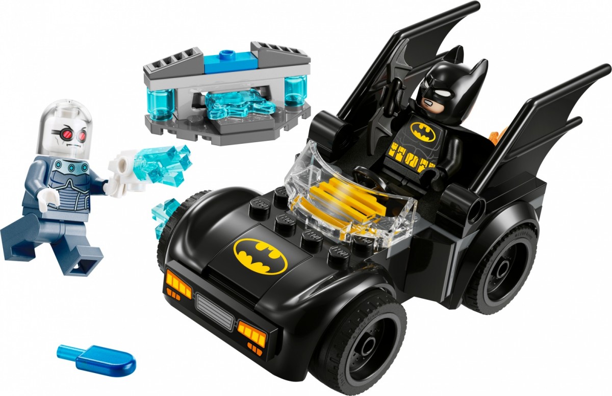 Konstruktorius lego super heroes - betmenas ir batmobilis prieš mr. freeze