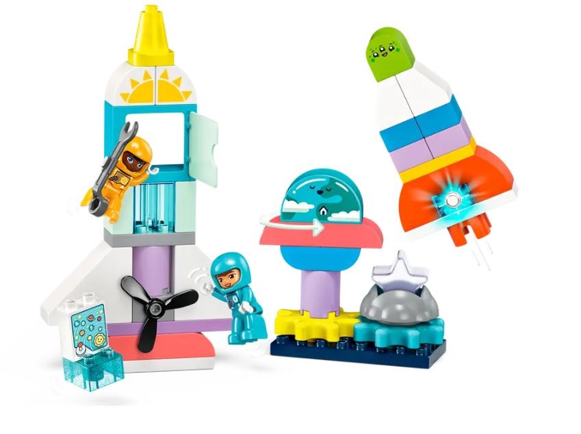 10422 lego® duplo® kosminio erdvėlaivio nuotykiai trys viename