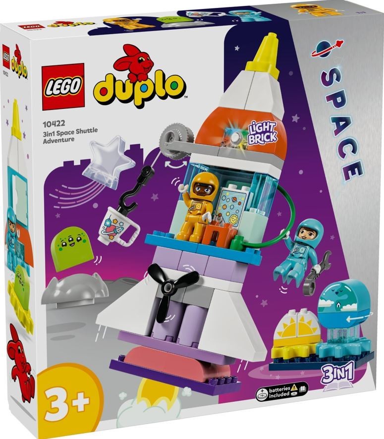 10422 Lego® Duplo® Kosminio Erdvėlaivio Nuotykiai Trys Viename