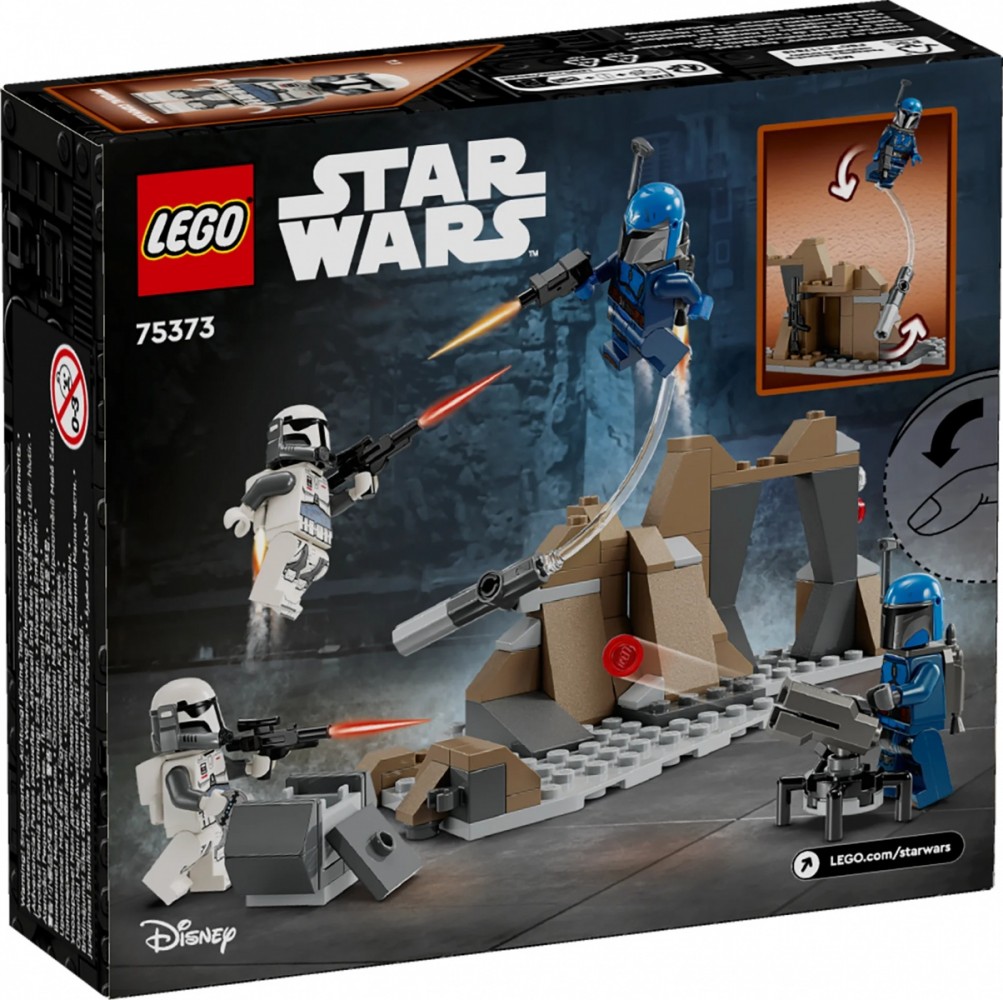Konstruktorius mandaloro pasala - mūšio rinkinys, lego star wars