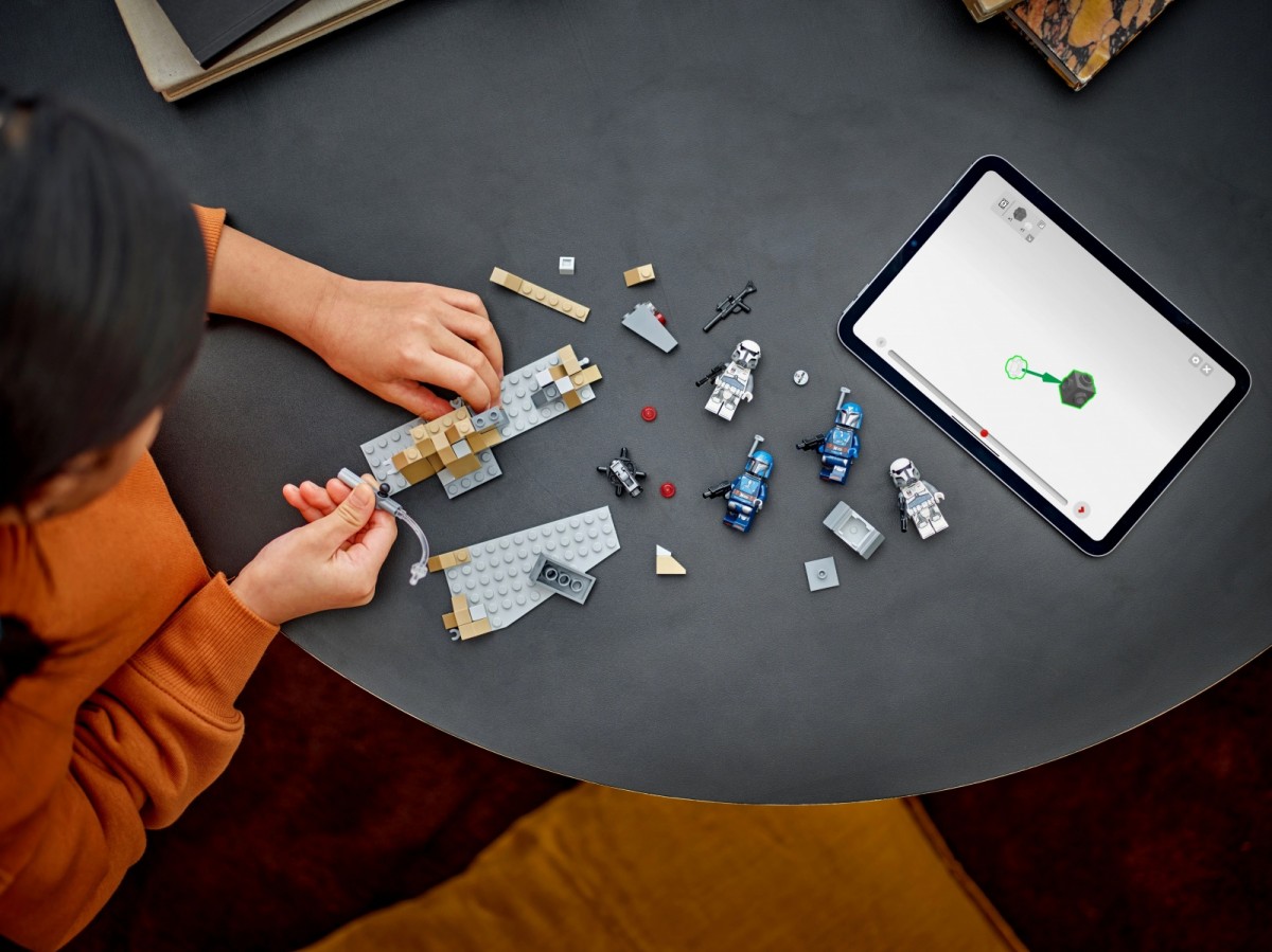 Konstruktorius mandaloro pasala - mūšio rinkinys, lego star wars
