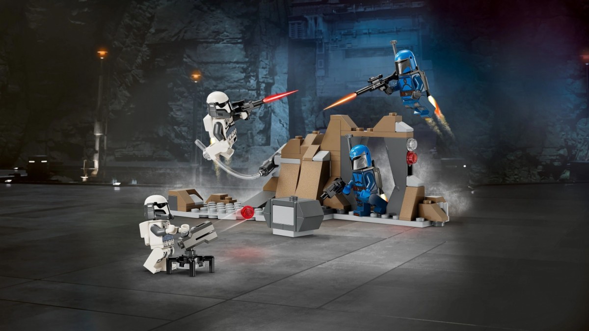 Konstruktorius mandaloro pasala - mūšio rinkinys, lego star wars