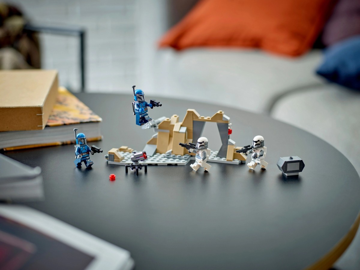 Konstruktorius mandaloro pasala - mūšio rinkinys, lego star wars