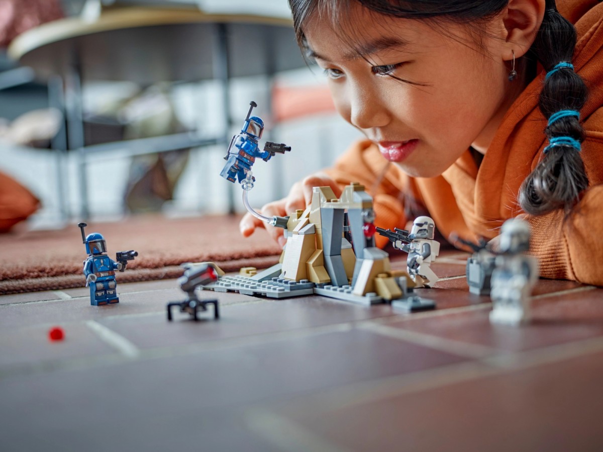 Konstruktorius mandaloro pasala - mūšio rinkinys, lego star wars