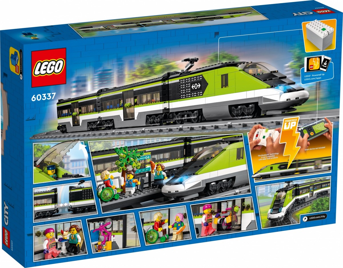 60337 lego® city greitasis keleivinis traukinys