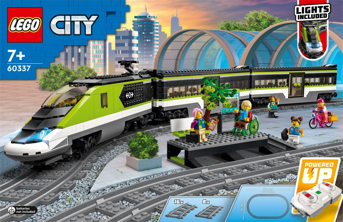 60337 lego® city greitasis keleivinis traukinys