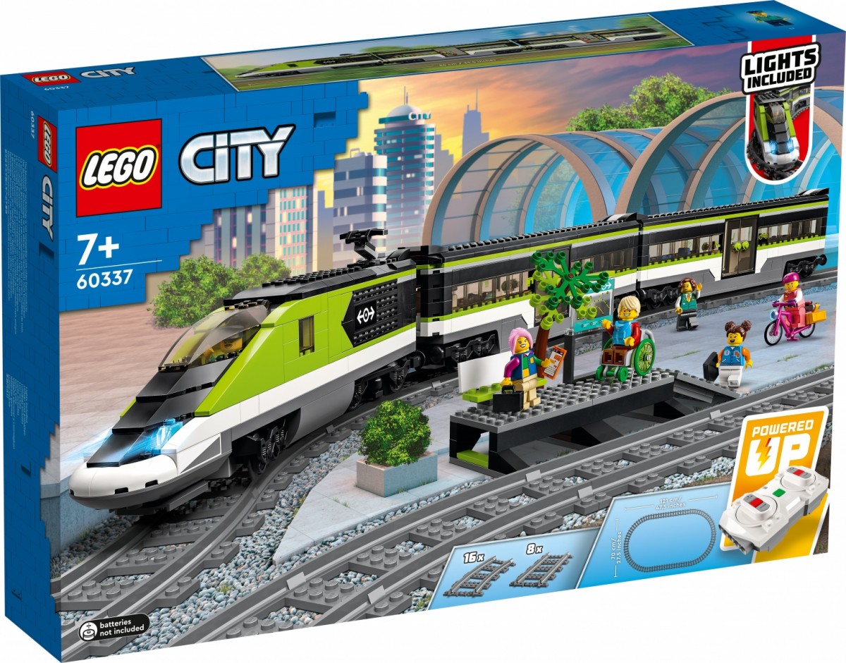 60337 lego® city greitasis keleivinis traukinys