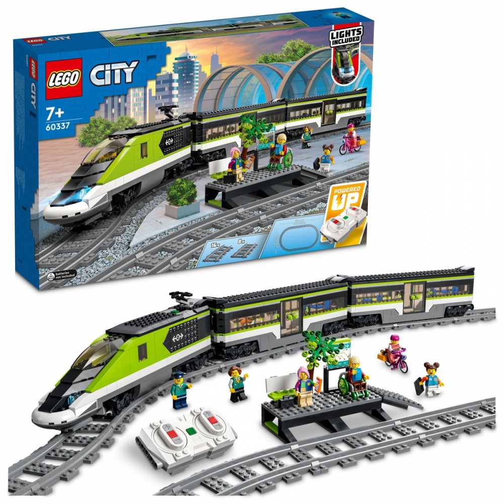 60337 lego® city greitasis keleivinis traukinys