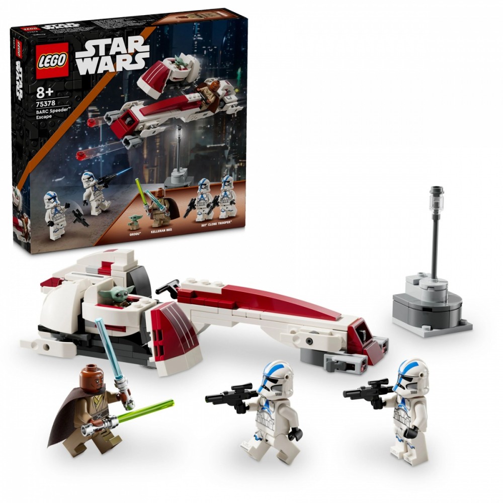 75378 lego® star wars™ barc greitaeigio motociklo pabėgimas