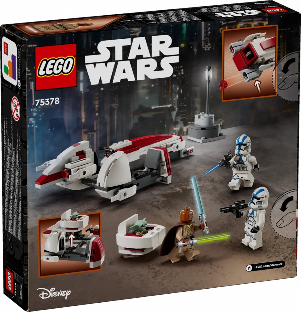75378 lego® star wars™ barc greitaeigio motociklo pabėgimas