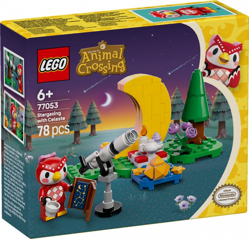 Konstruktorius lego® animal crossing™ - žvaigždžių stebėjimas su celeste