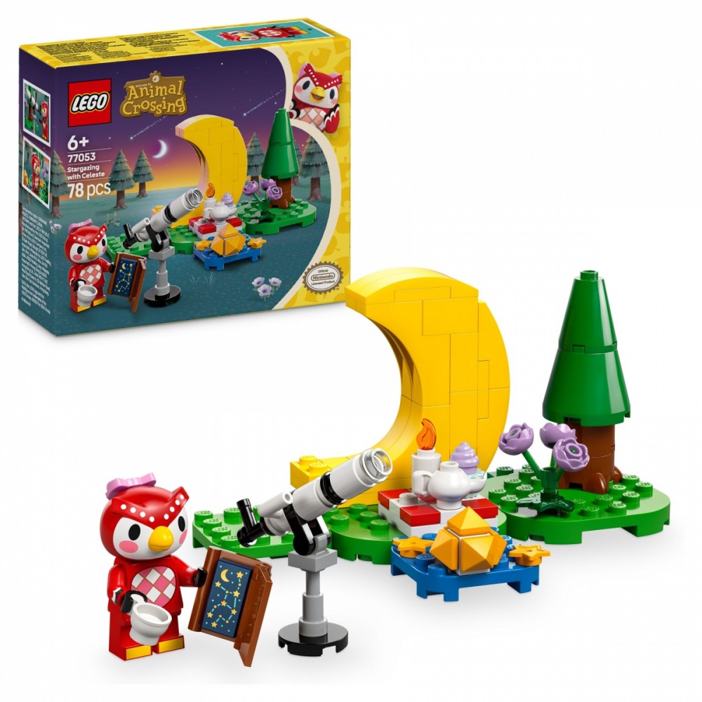 Konstruktorius lego® animal crossing™ - žvaigždžių stebėjimas su celeste