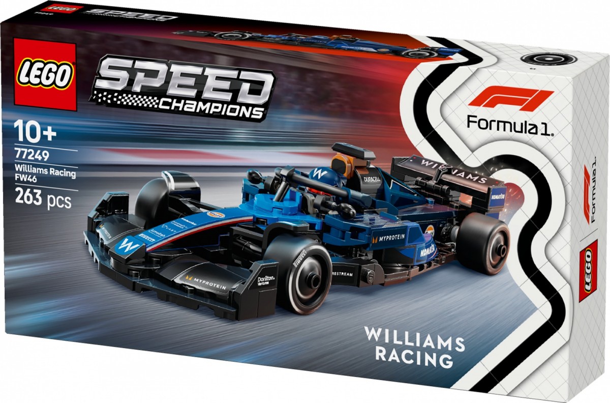 77249 lego® speed ​​champions f1® lenktyninis automobilis williams racing fw46