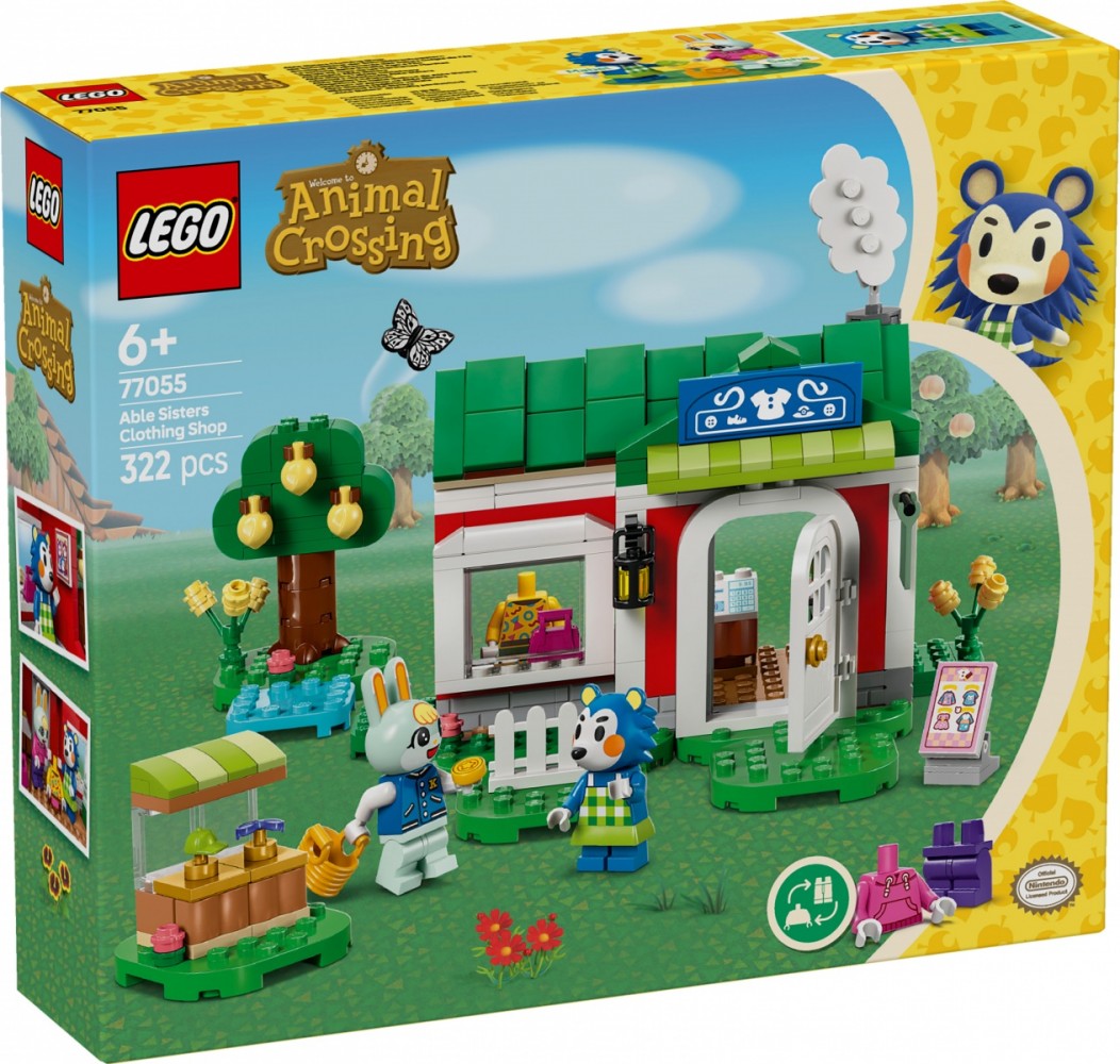 Able sisters drabužių parduotuvė lego® animal crossing™