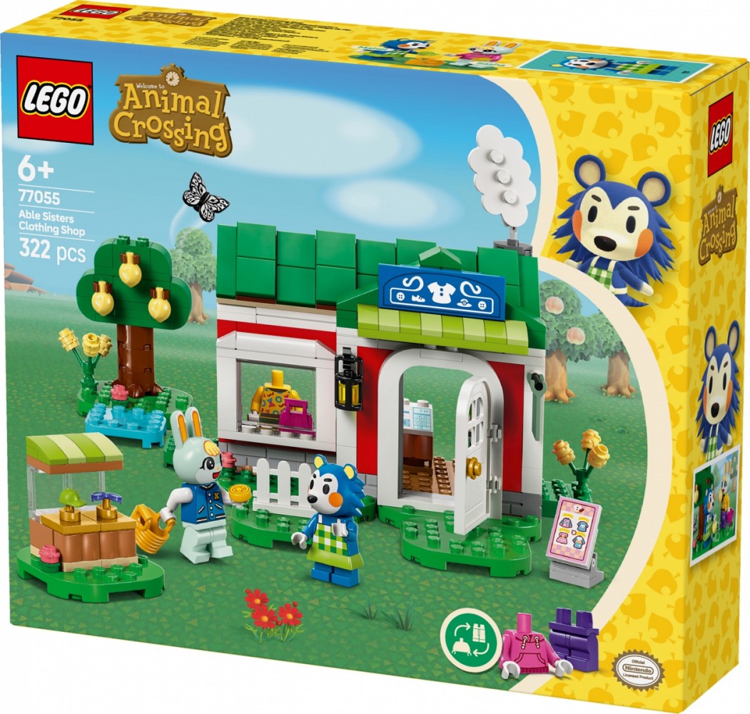Able sisters drabužių parduotuvė lego® animal crossing™