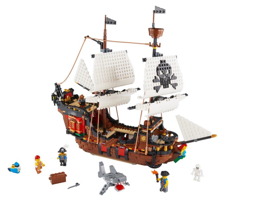 31109 lego® creator piratų laivas