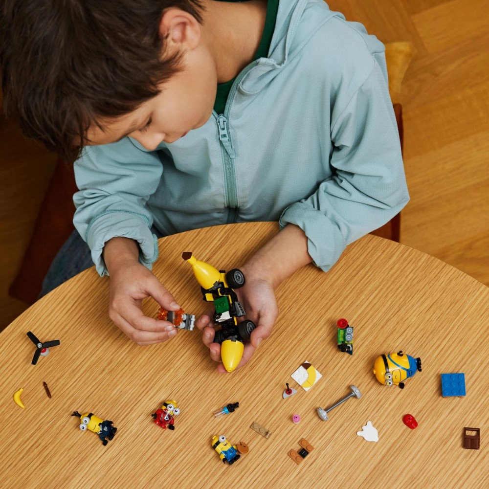 75580 lego® despicable me pakalikai ir banano formos automobilis