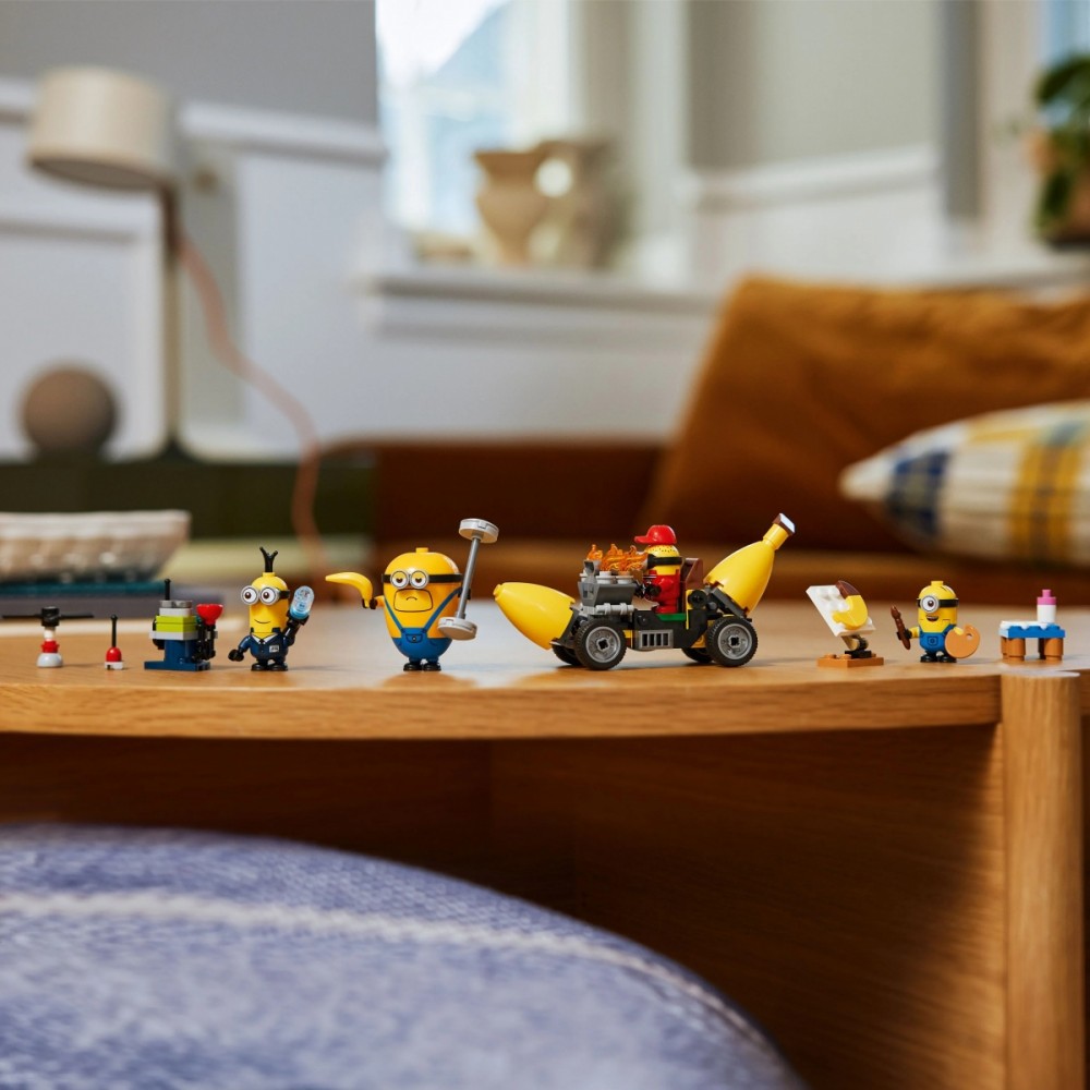 75580 lego® despicable me pakalikai ir banano formos automobilis