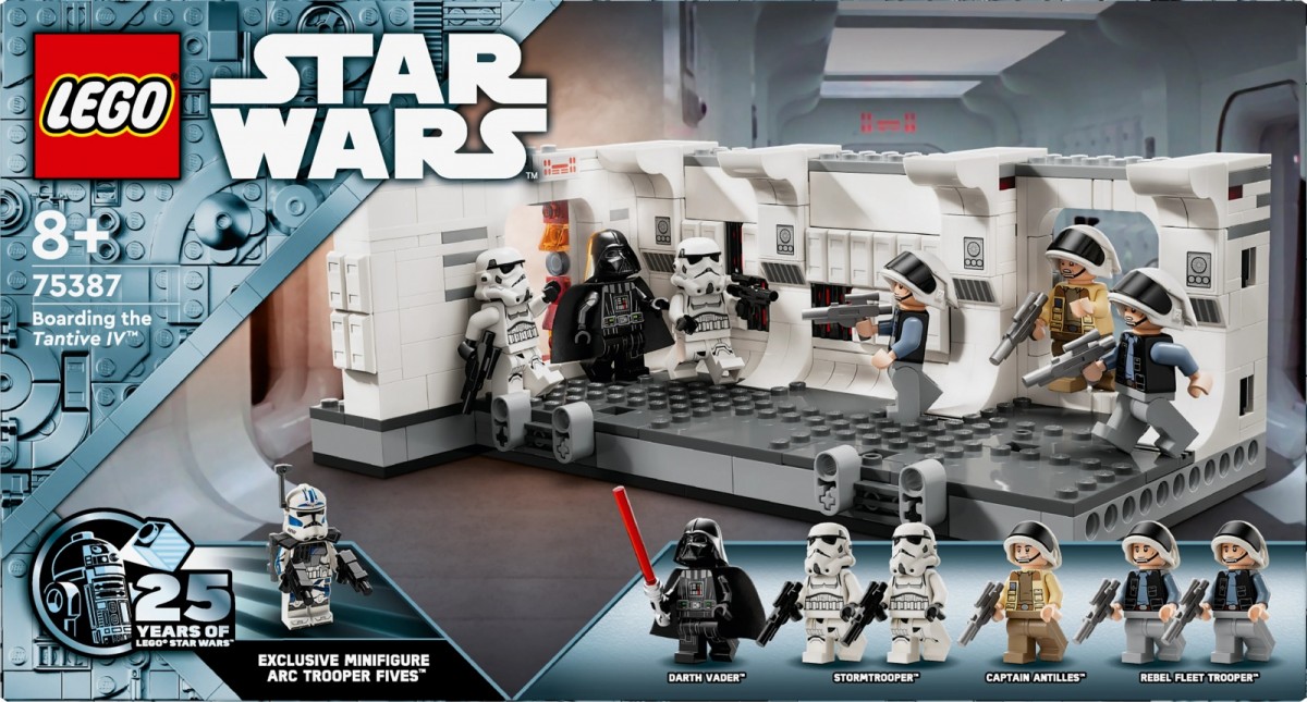 Konstruktorius tantive iv kosminio laivo įlaipinimas lego star wars