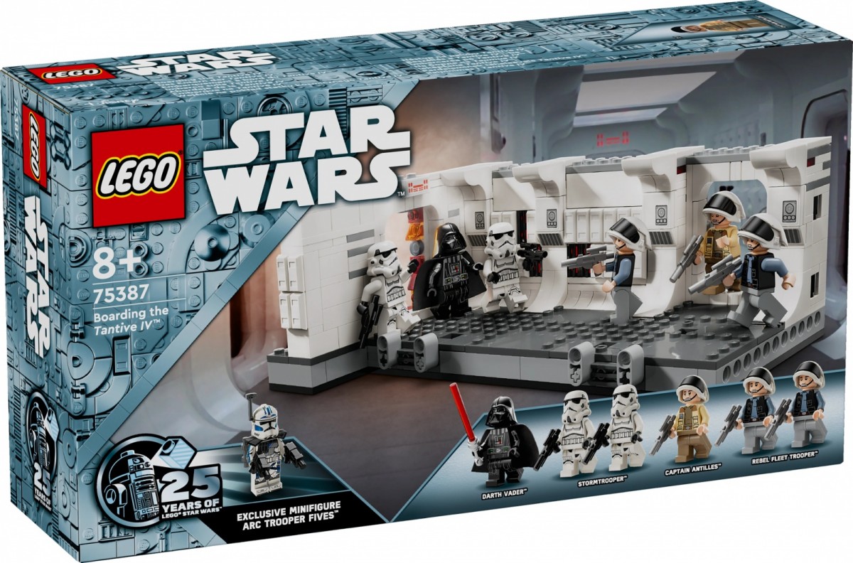Konstruktorius tantive iv kosminio laivo įlaipinimas lego star wars