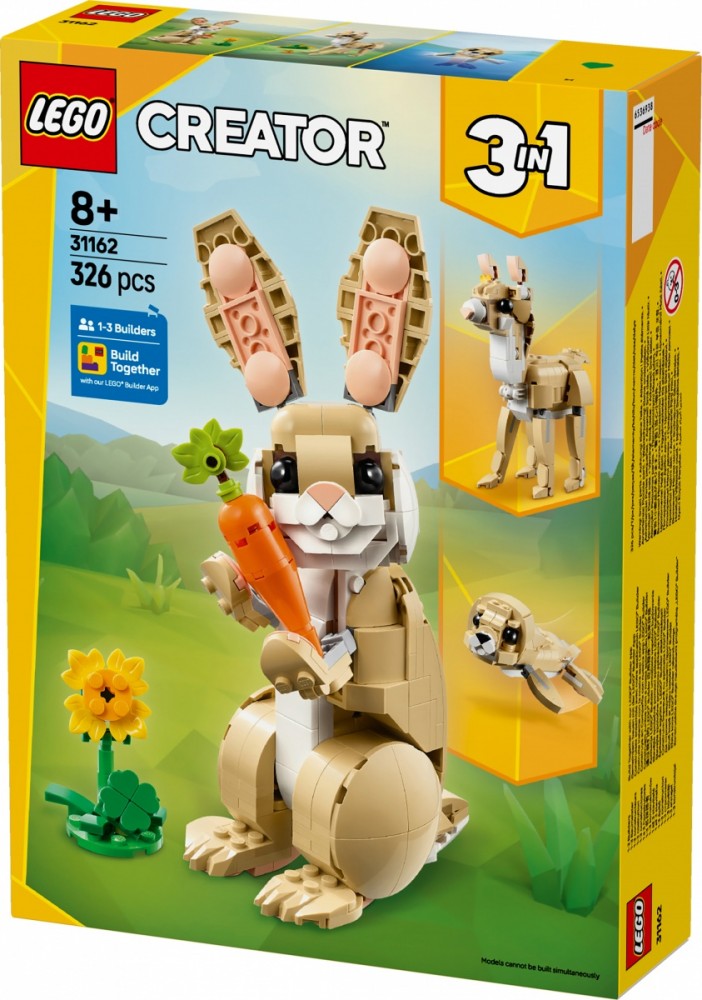 Konstruktorius lego® creator žavingas triušiukas