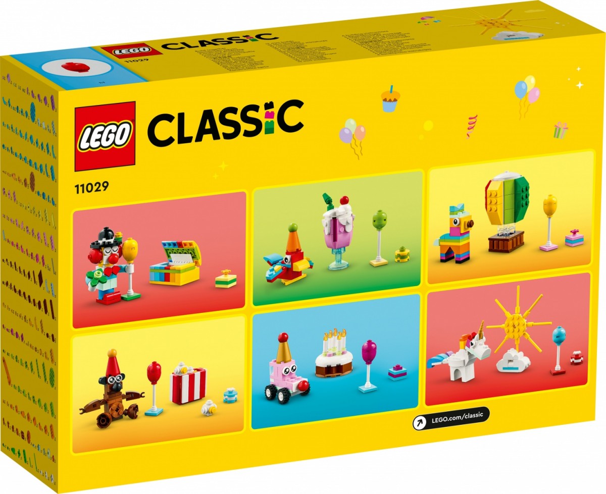 11029 lego® classic kūrybiška vakarėlio dėžutė