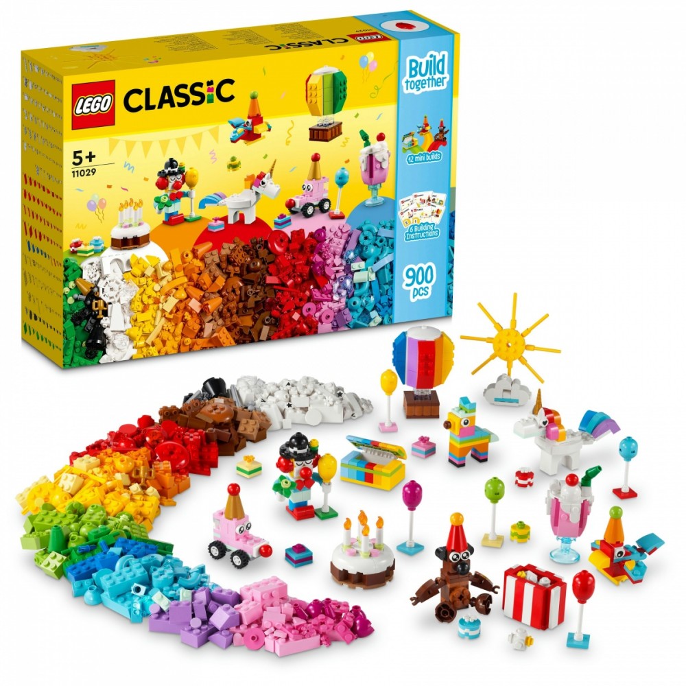 11029 lego® classic kūrybiška vakarėlio dėžutė
