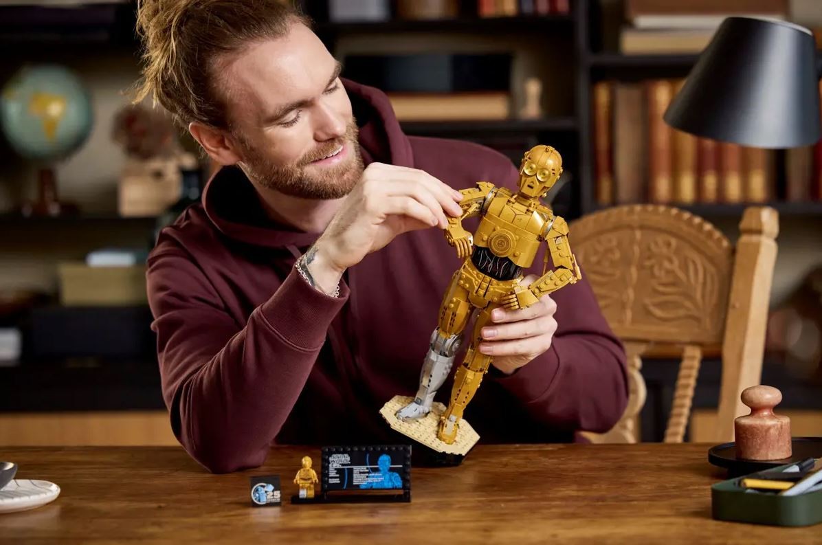 Star wars figūra c-3po, lego