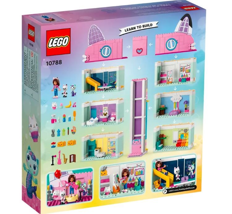 10788 lego® gabby's dollhouse gabės lėlių namai
