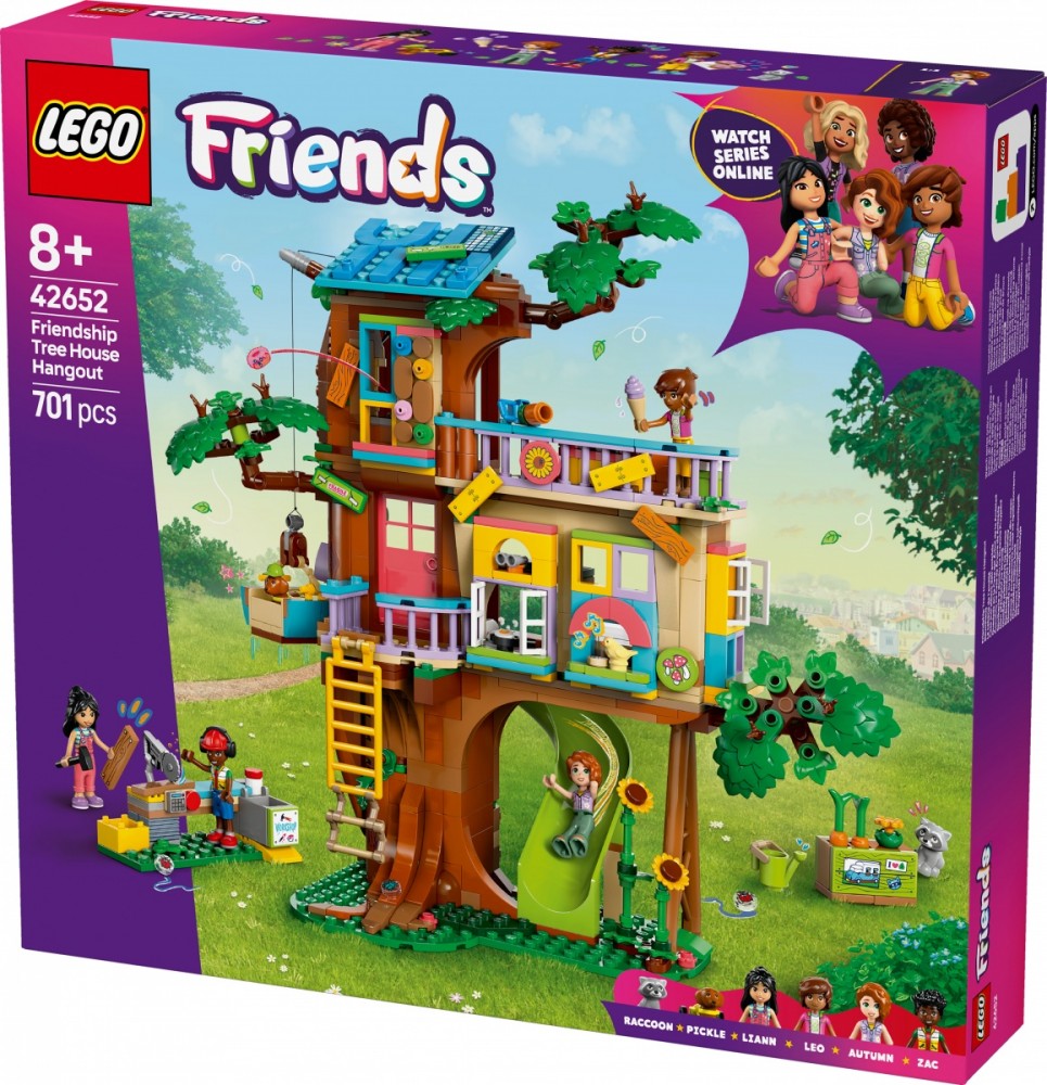 Draugystės namelis medyje lego friends