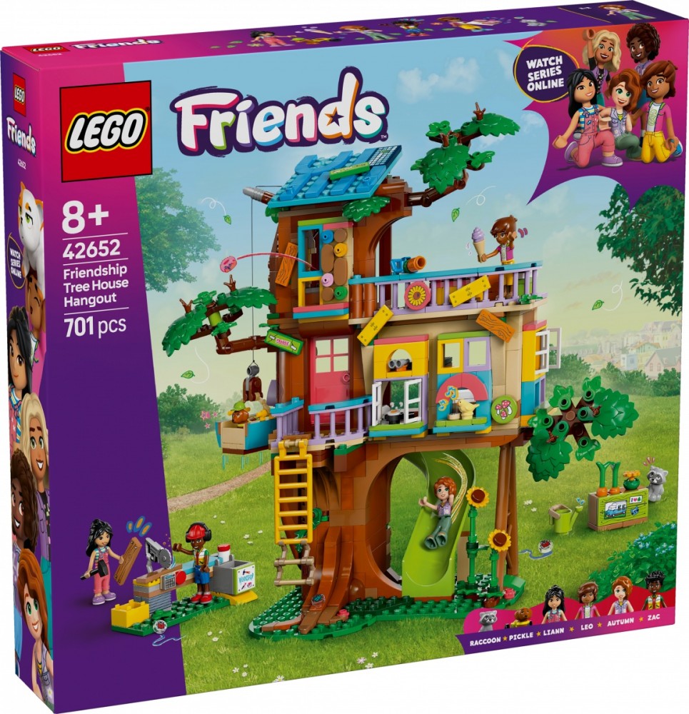 Draugystės namelis medyje lego friends