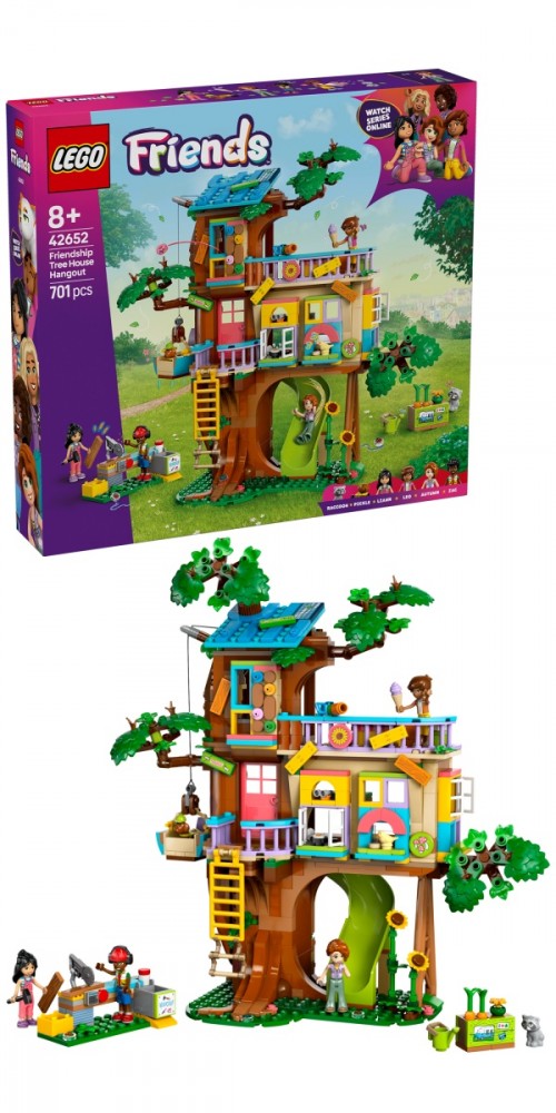 Draugystės namelis medyje lego friends