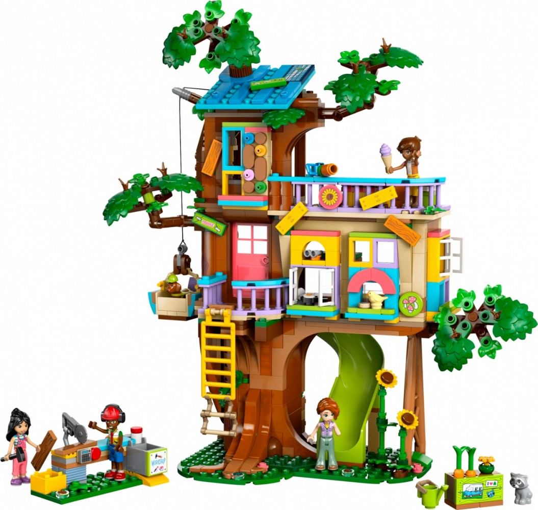 Draugystės namelis medyje lego friends