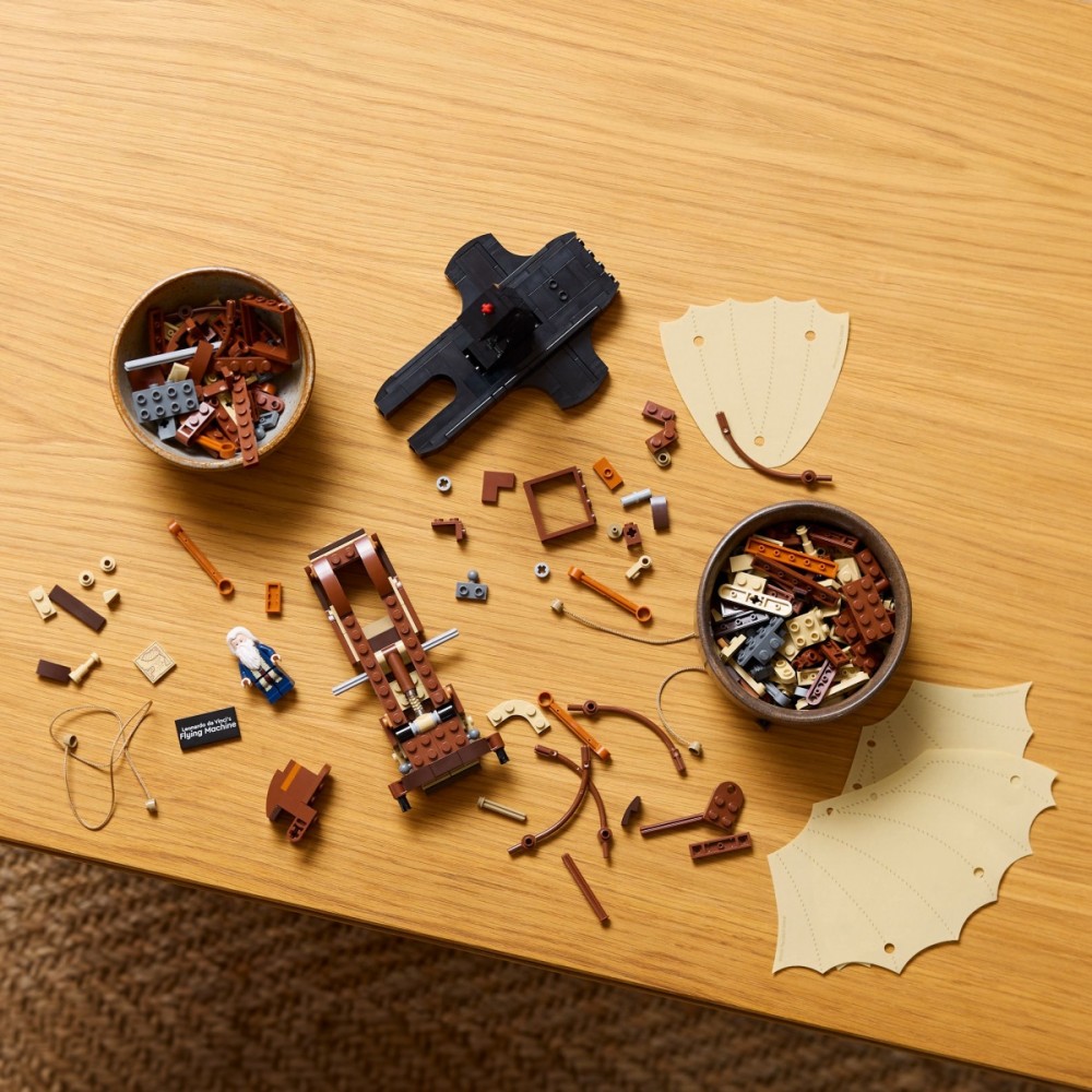 Lego® icons leonardo da vinci skraidymo mašina
