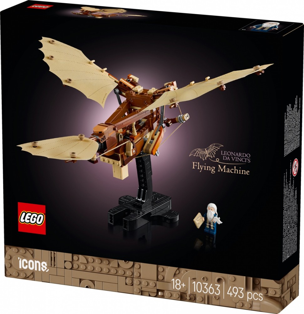 Lego® icons leonardo da vinci skraidymo mašina