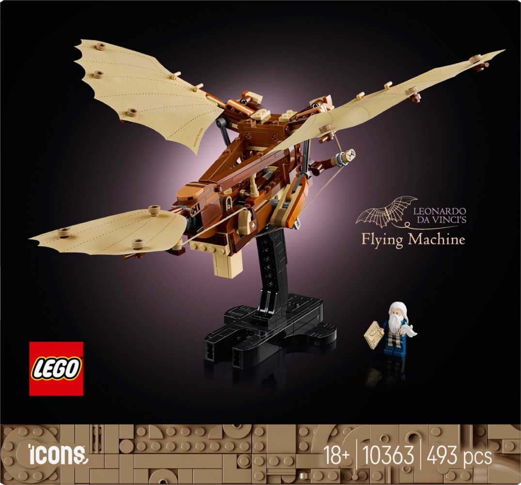 Lego® icons leonardo da vinci skraidymo mašina