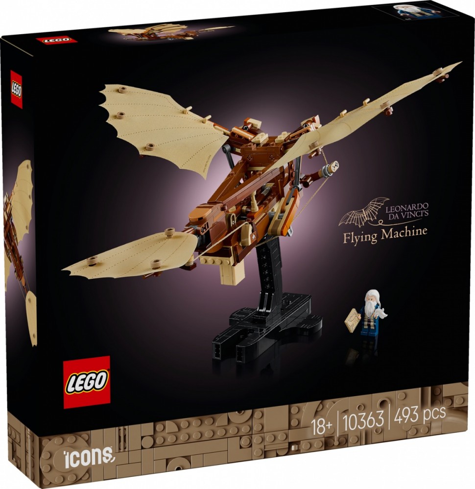 Lego® icons leonardo da vinci skraidymo mašina
