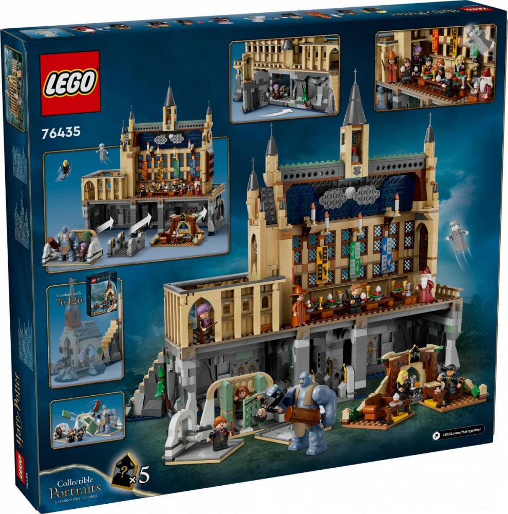 76435 lego® harry potter hogvartso pilis: didžioji salė