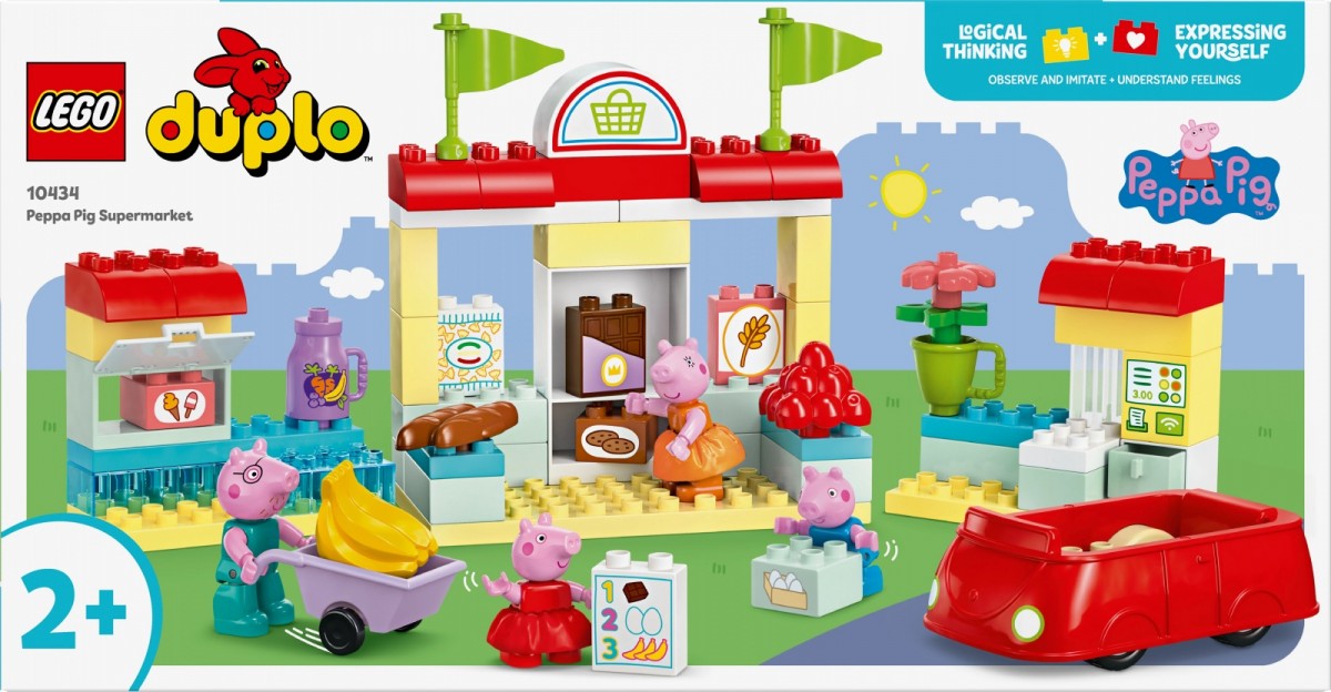 10434 lego® duplo kiaulytės pepos prekybos centras