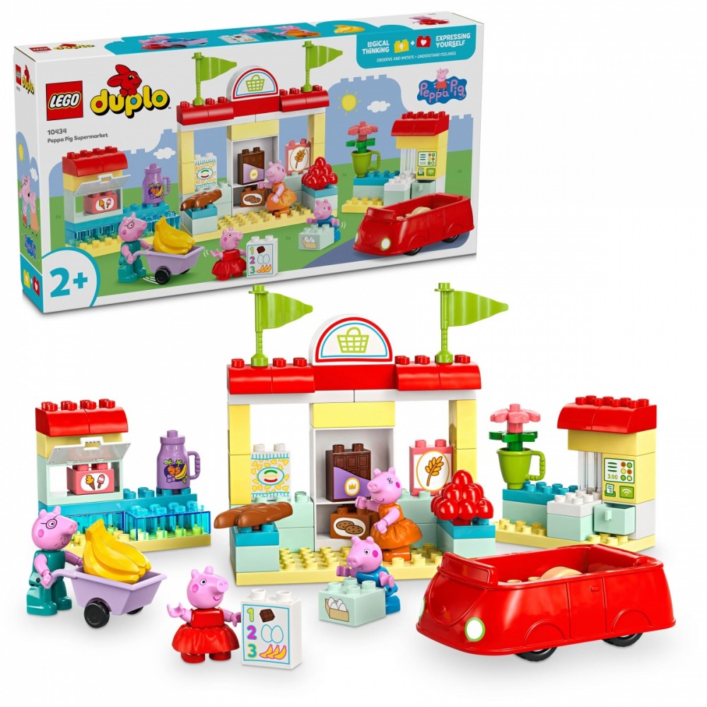 10434 lego® duplo kiaulytės pepos prekybos centras