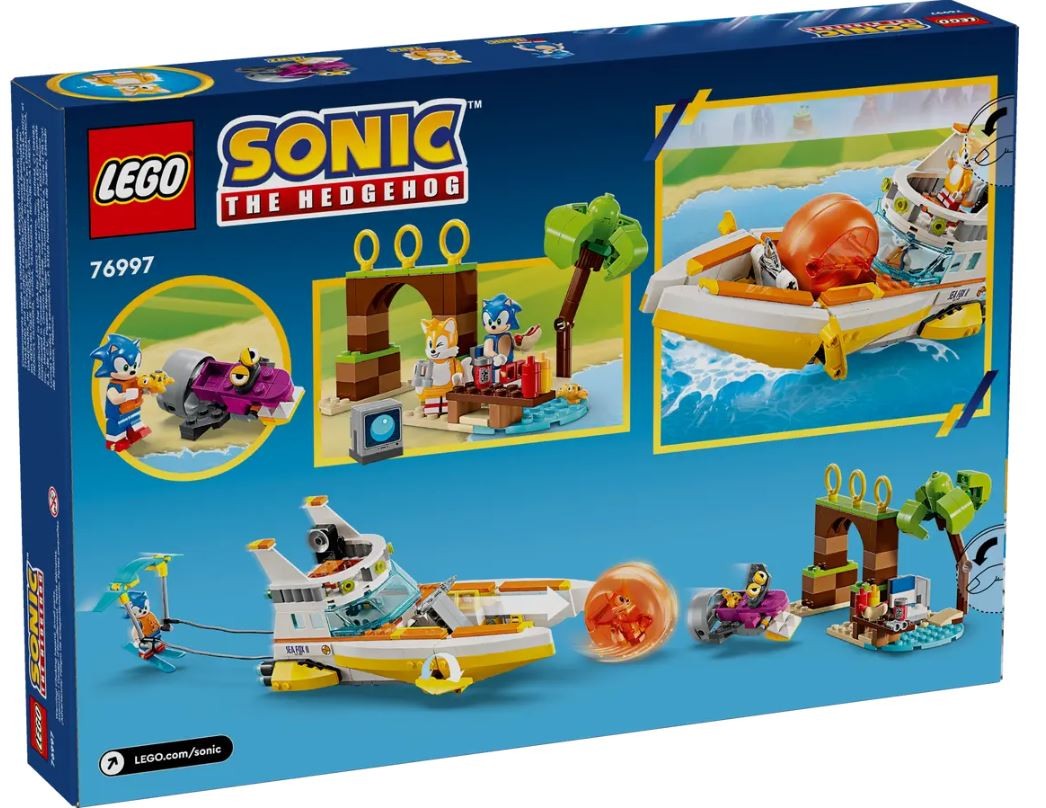 76997 lego® sonic the hedgehog™ tails nuotykių laivas