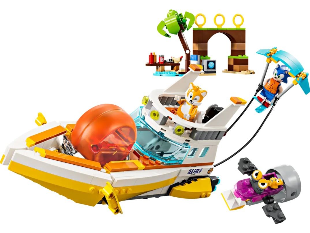 76997 lego® sonic the hedgehog™ tails nuotykių laivas