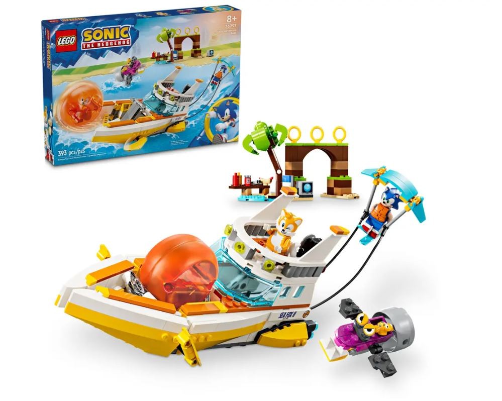 76997 lego® sonic the hedgehog™ tails nuotykių laivas