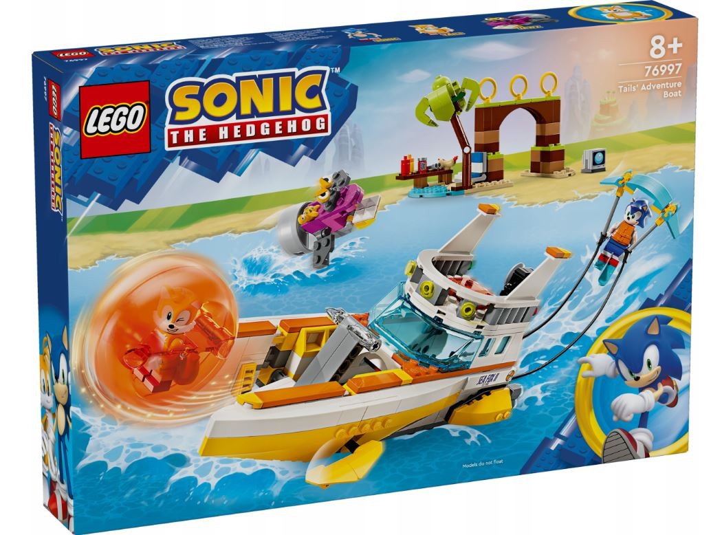 76997 lego® sonic the hedgehog™ tails nuotykių laivas