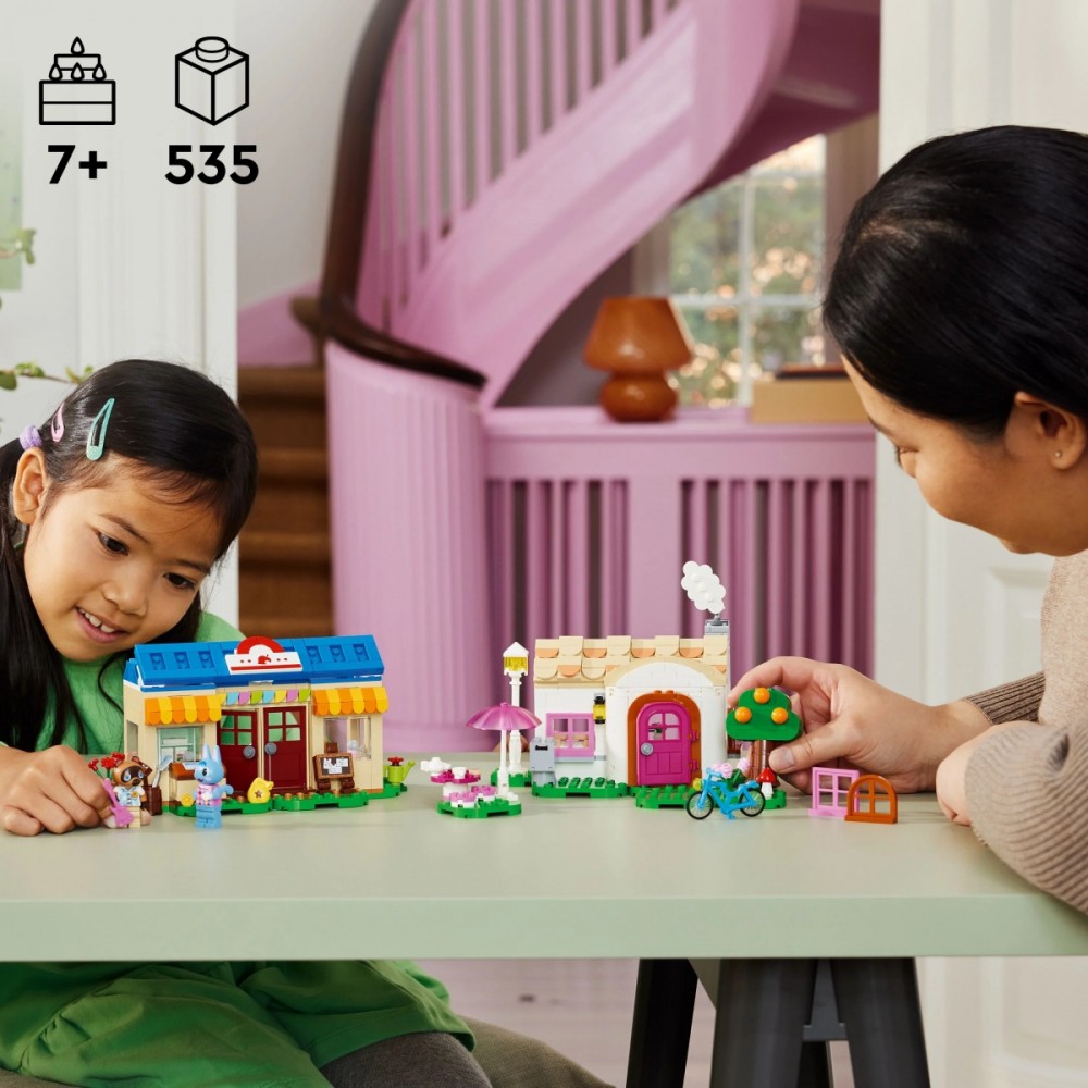 77050 lego® animal crossing nook's cranny ir rosie nameliai